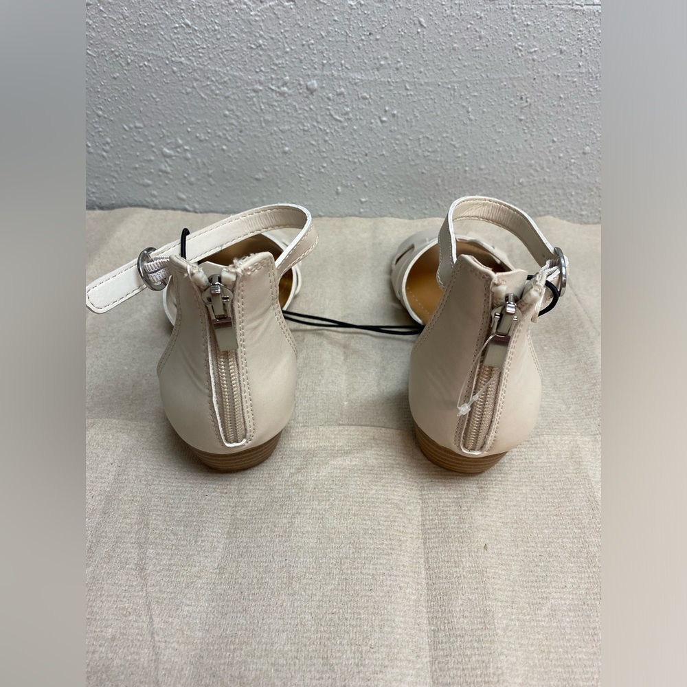 (2) Ana legión cream Womens Legion Wedge Sandals - Picture 5 of 10